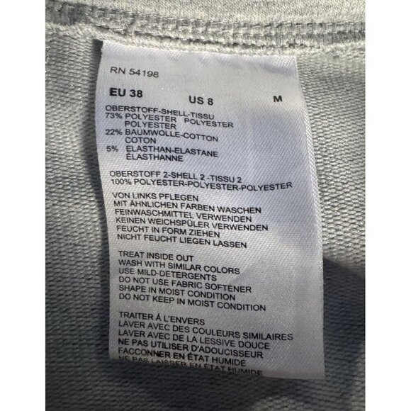 Bogner Women's Sz M (US 8) Christy Gray Pleated Lightweight Stretch Pants - Picture 5 of 9